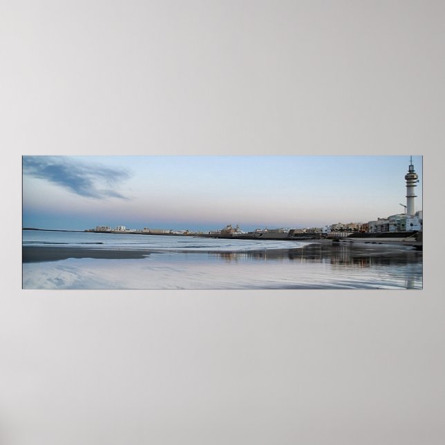 Póster Placa de Papais noeis María del Mar, Cádis (Frente)