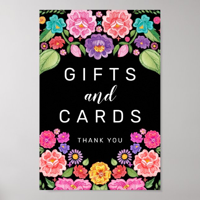 Poster Placa de Presentes e Cartões de Festa (Frente)