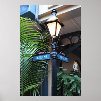 Poster Placa de Rua Orleans e Royal