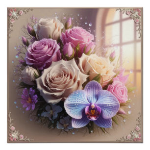 Póster Placa de Saudação 3D do Distribuidor Springtime co