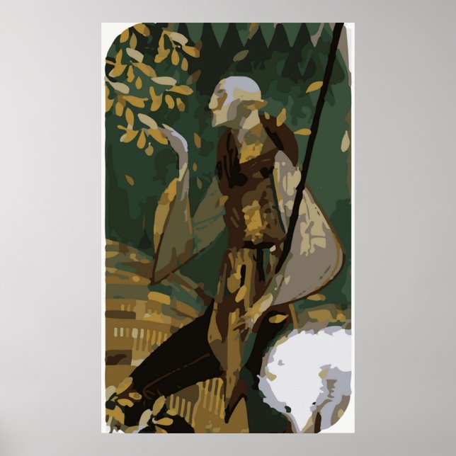Poster Placa de Tarot Solas 1 (Frente)