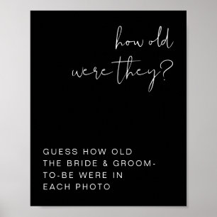 Poster Placa JOVI Edgy Preto Moderno Idade Tinham