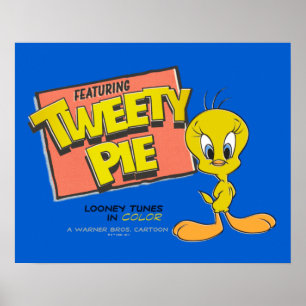 Poster Placa Lobby Retroativa LOONEY TUNES™ TWEETY™