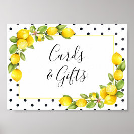 Poster Placa Main Squeeze Lemon Cards and Gifts