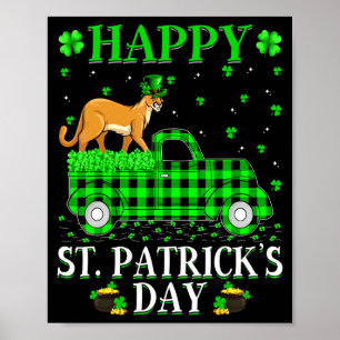 Poster Placar de Búfalo Engraçado Verde Caminhão Cougar S