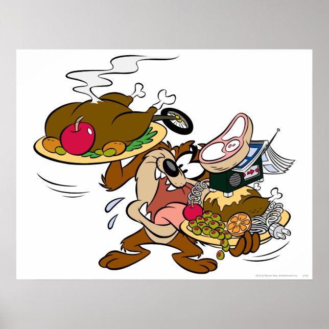 Póster Placas de Ação de Graças TAZ™ (Frente)