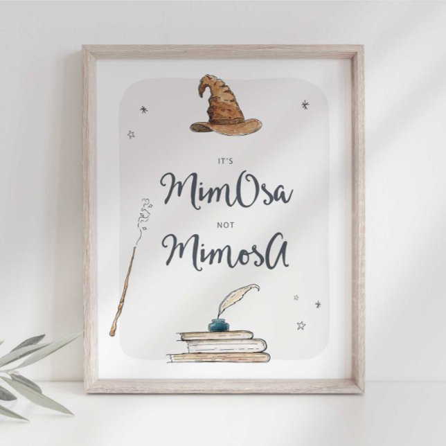 Poster Placas de Bebidas Mágicas Mimosa (Criador carregado)