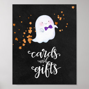Poster Placas de Cartões e Presentes Chá de Bebê de Menin