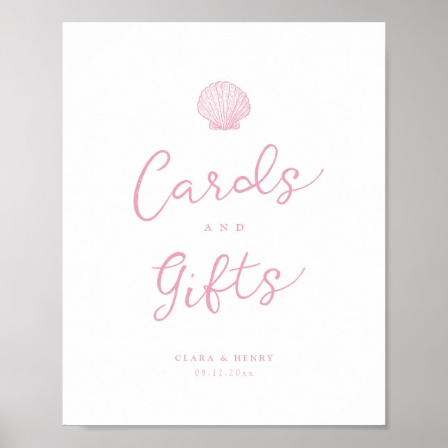 Poster Placas de Cartões e Presentes para Casamento Cor-d (Frente)