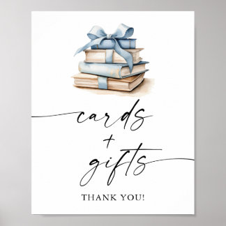 Poster Placas de Cartões e Presentes para Chá de Bebê de