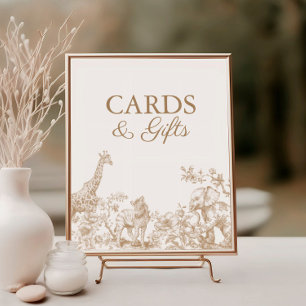 Poster Placas de Cartões e Presentes para Chás de Bebê Sa