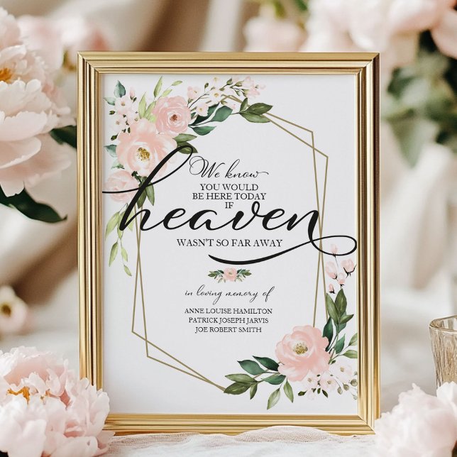 Poster placas de casamento em memória amorosa (Criador carregado)