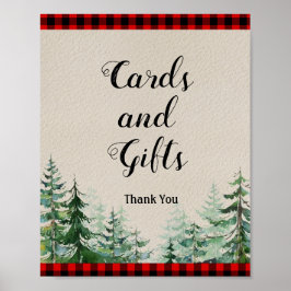 Poster Placas de d’água e sinal de presentes