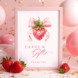 Poster Placas de Mesa e presentes Berry Sweet