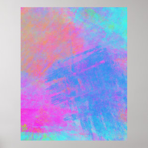 Poster Placas de multicores brilhantes