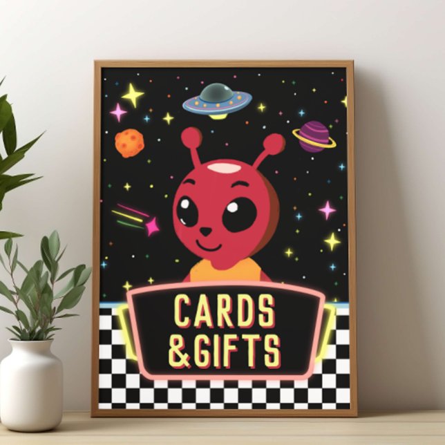 Poster Placas de Presentes de Cartões de Alienígenas da G (Criador carregado)