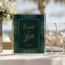 Placas de Presentes e Presentes Xadrez Polo Tartan