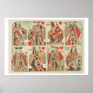 Póster Placas Jogadoras Isoladas, final do século XVIII