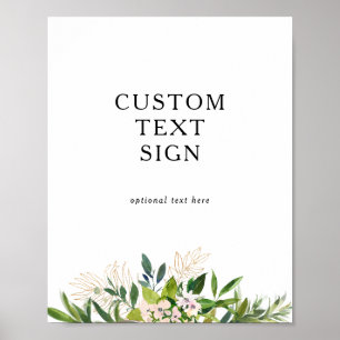 Poster Placas Personalizadas de Cartões e Presentes de Fo