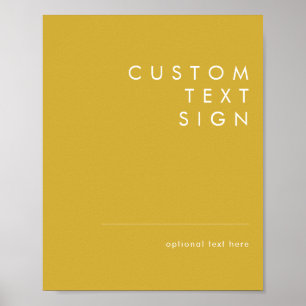 Poster Placas Personalizadas de Cartões e Presentes Minim