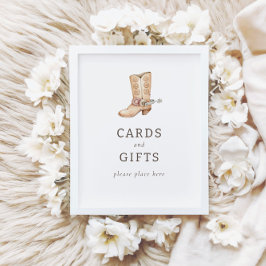 Poster Placas Rodeadas Modernas Ocidentais + Sinal de Pre