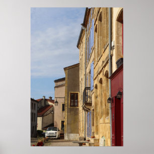 Poster Place d'Armes, Montmedy, França