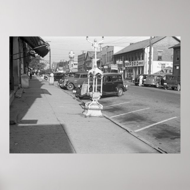 Póster Plain City, Ohio, anos 30 (Frente)