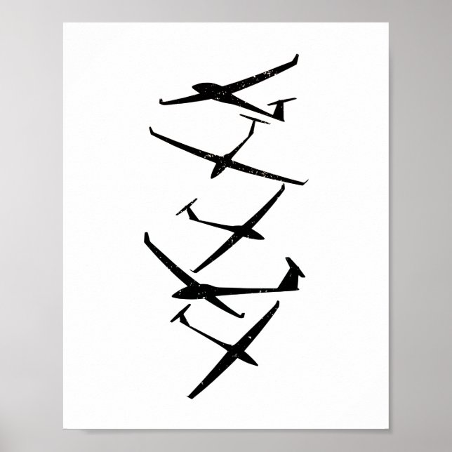 Poster Planadores | Térmicos-piloto de planador Soando Pr (Frente)