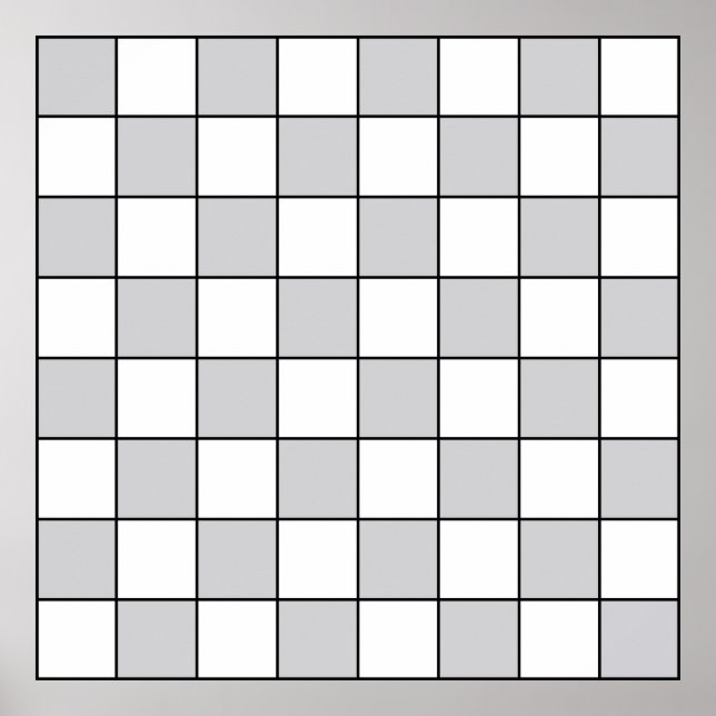 Poster Planeador do Ceckerboard (Frente)