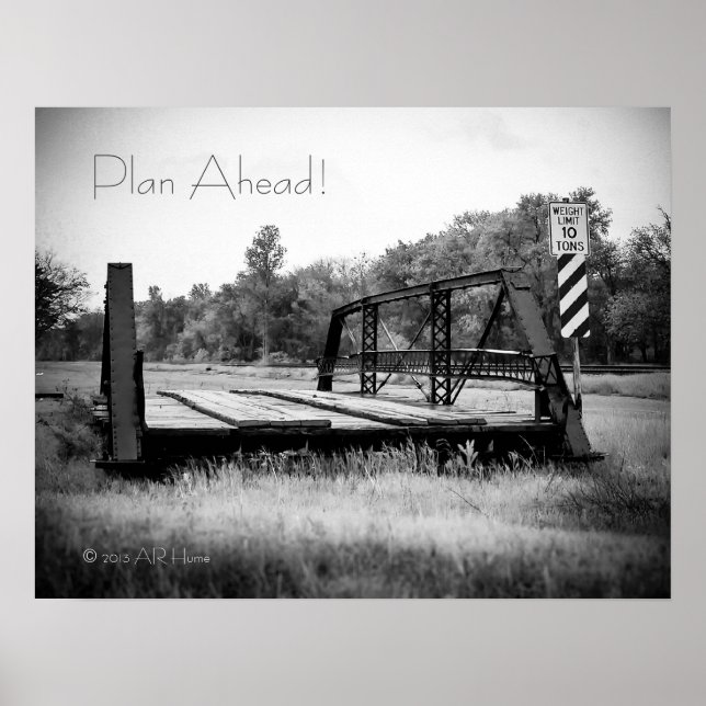 Poster Planeje Em Frente! (Frente)