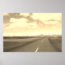 Poster Planet Earth Road