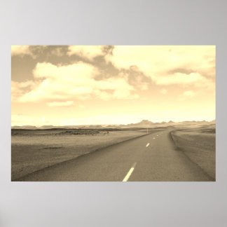 Poster Planet Earth Road