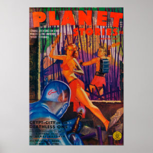 Póster Planet Stories Magazine Cover 3