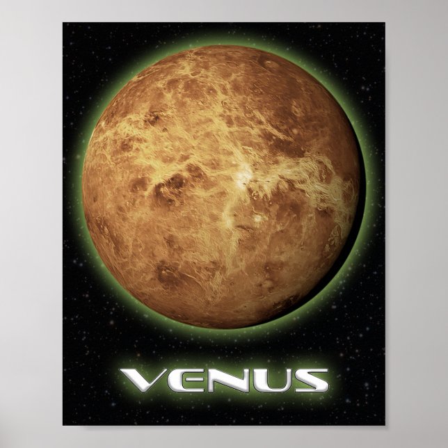 Poster Planet Venus Wall Art (Frente)