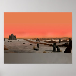 Poster Planeta Alien Desolado