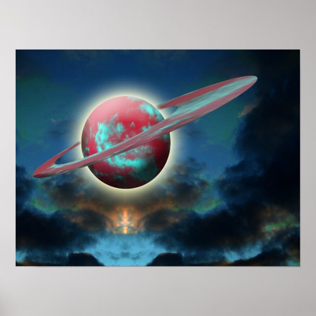 Póster Planeta alienígena (Frente)