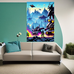 Poster Planeta alienígena, máquina de guerra alienígena