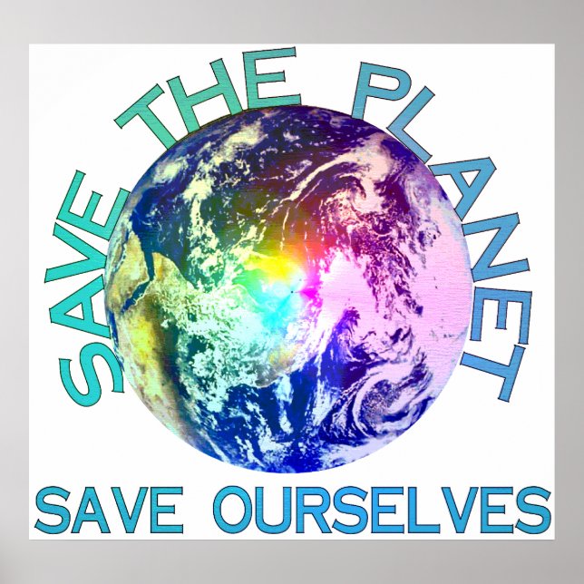 Póster Planeta Arco-íris (Frente)