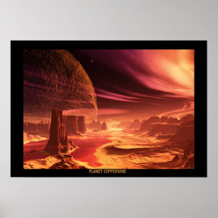 Póster Planeta Copperwine