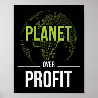 Poster Planeta das Mulheres Sobre Lucro - Ambiental