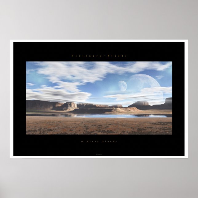 Poster planeta de classe m (Frente)