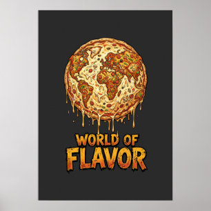 Poster Planeta de Overload de Pizza