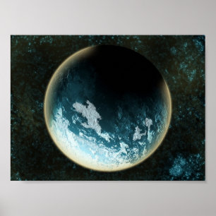 Póster Planeta do gelo