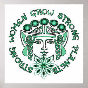 Póster Planeta forte das mulheres fortes