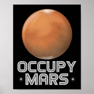 Poster Planeta Martian do Occupy Mars 2020