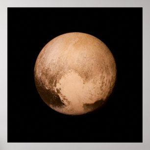 Póster PLANETA PLUTO - TENHA UM CORAÇÃO! (~ do sistema