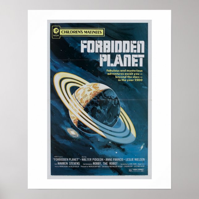 Póster Planeta Proibido (Frente)