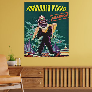 Poster Planeta Proibido - Filme Antigo