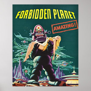 Poster Planeta Proibido - Vintage Movie