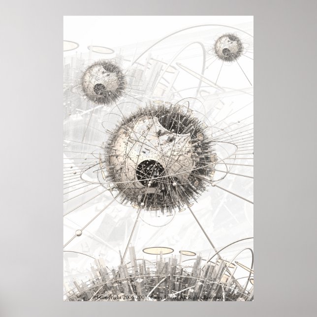 Poster Planeta Robô (Frente)